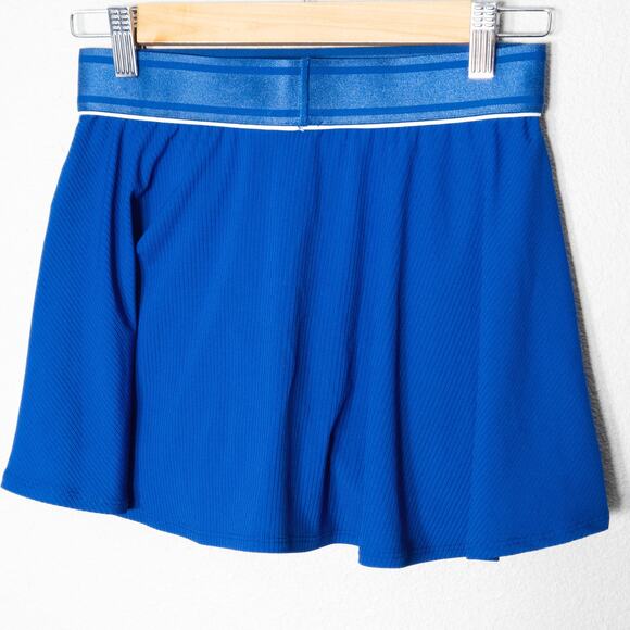 Nike Dri-Fit Tennis Skirt Blue Stretch Size Small Athleisure Tennis - Picture 2 of 6